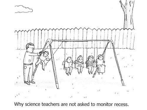 Science teachers newton's cradle