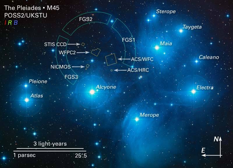 Pleiades Map